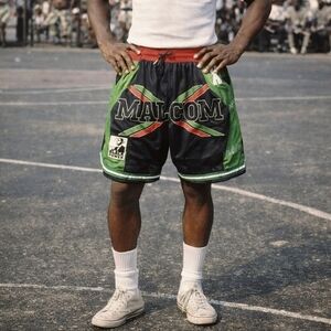 Malcolm X Basketball‎ Shorts Size Large New